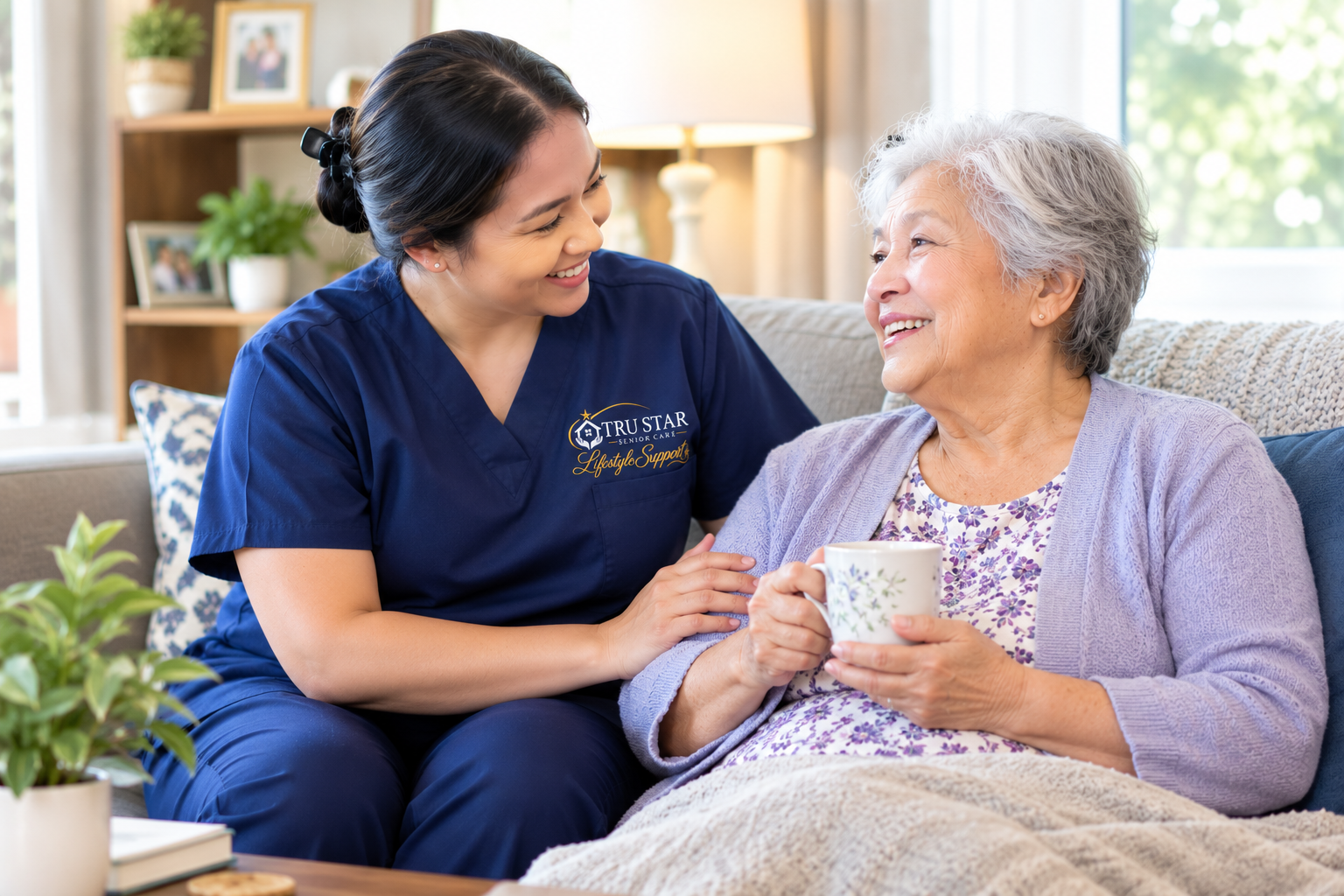 “Live-in caregiver supporting a senior at home on Long Island.”